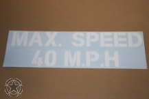 Lackierschablone Klebefolie MAX. SPEED