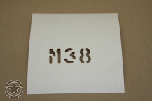Lackierschablone   M38   1
