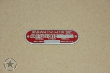Plate Autolite Regler 6 V
