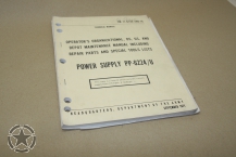 TM-11-6130-266-15 Power Supply PP-6224/U Manual