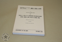 ORD 9 G503 Illustrated Parts Manual for Ford GPW and Willys MB (