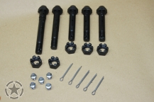 Set Bolzen Blattfeder  (Late Typ Zusatzfeder) MB