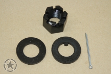 Mutter und Scheiben für Zugauge Willys MB Trailer