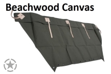 Plane Fahrerhaus Dodge WC Canvas Stoff Heavy Beachwood