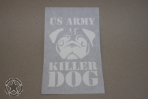 Aufkleber Klebefolie  Killer DOG  25cm x 19 cm