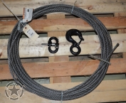 WARN 77594 verzinktes Stahlseil 1,3 cm x 22,9 m