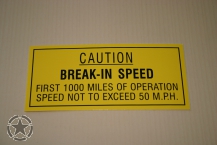 Brake in Speed 119x54mm