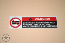 Deeper Water 101mm x 29mm us army