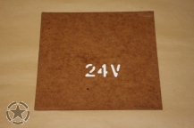 Schriftschablone  1 Inch  24 V