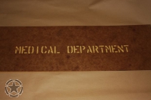 Schriftschablone MEDICAL DEPARTMENT 1 Inch