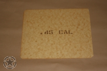 Schriftschablone .45 CAL 1/2 Inch
