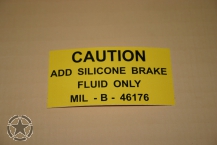 Aufkleber Silicone Brake 73mmx36mm