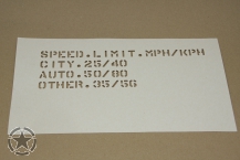 Schriftschablone 1/2 