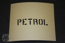 Schriftschablone Petrol 1 Inch