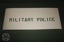 Schriftschablone MILITARY POLICE 1 Inch