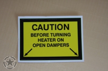 US Army Aufkleber HEATER ON