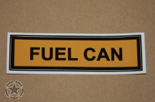 Aufkleber Fuel CAN  103 mm x 28 mm