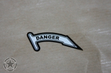 Aufkleber DANGER für Tachometer oder Drehzahlmesser
