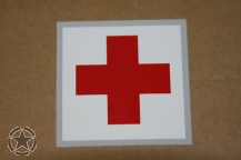 Aufkleber  Rot Kreuz