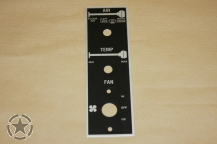 Hinweisschild Heizung Lüftung HMMWV