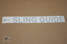 Aufkleber SLING GUIDE HMMWV