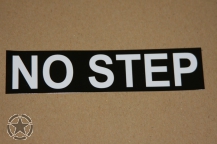Army Aufkleber NO STEP