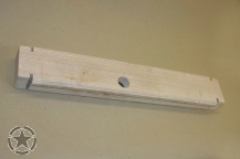 Holz in der Stoßstange Willys MB