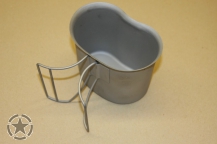 US Feldflaschenbecher Canteen Cup Edelstahl neu Becher (Repro)