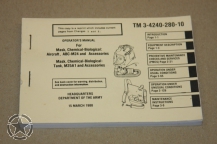 Manual Mask, Chemical-Biological: Tank, M25A1 TM 3-4240-280-10